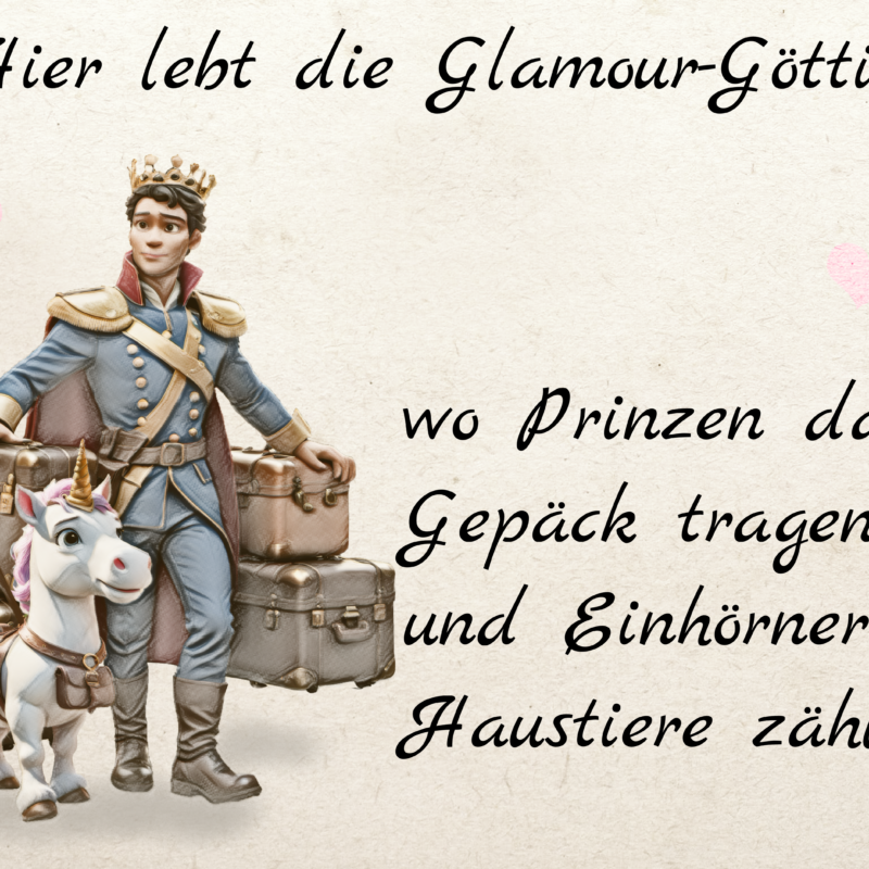 Türschilder Pink Edition – Humorvolle Statements für echte Prinzessinnen